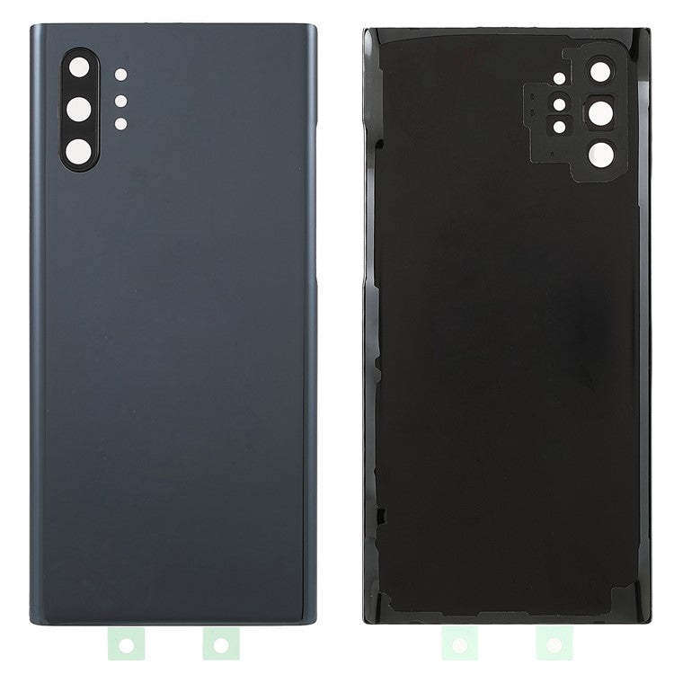 Back-Battery-Housing-Cover-with-Camera-Ring-Lens-Cover-Part-(without-Logo)-for-Samsung-Galaxy-Note-10-Plus--Black