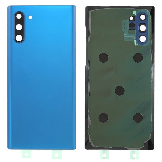Back-Battery-Housing-Cover-with-Camera-Ring-Lens-Cover-Part-(without-Logo)-for-Samsung-Galaxy-Note-10--Blue