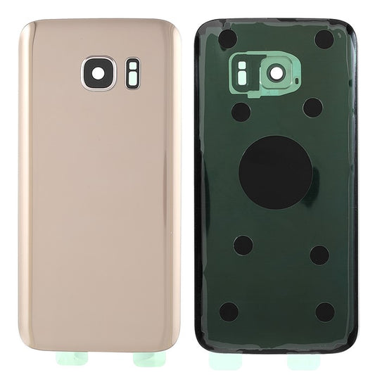 Back-Battery-Housing-Cover-with-Camera-Ring-Lens-Cover-Part-(without-Logo)-for-Samsung-Galaxy-S7--Gold