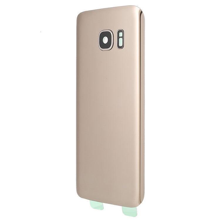Back-Battery-Housing-Cover-with-Camera-Ring-Lens-Cover-Part-(without-Logo)-for-Samsung-Galaxy-S7--Gold
