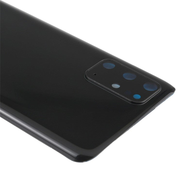 For-Samsung-Galaxy-S20-Plus-4G-Housing-Battery-Door-Back-Cover-with-Camera-Ring-Cover-(without-Logo)--Black