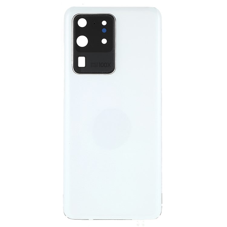 For-Samsung-Galaxy-S20-Ultra-5G/S20-Ultra-Housing-Battery-Door-Back-Cover-Replacement-Parts-with-Camera-Ring-Cover-(without-Logo)--White