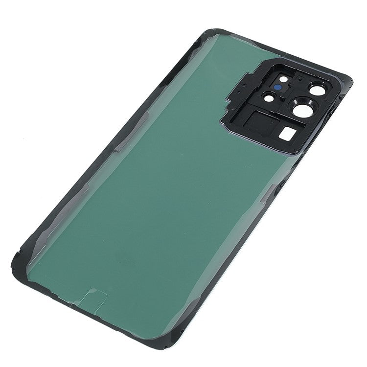 For-Samsung-Galaxy-S20-Ultra-5G/S20-Ultra-Housing-Battery-Door-Back-Cover-Replacement-Parts-with-Camera-Ring-Cover-(without-Logo)--White