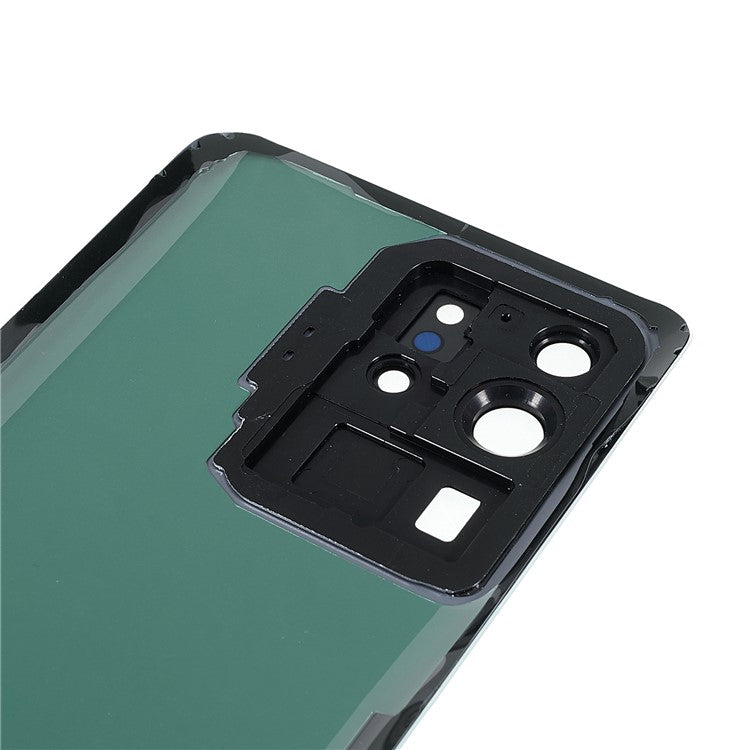 For-Samsung-Galaxy-S20-Ultra-5G/S20-Ultra-Housing-Battery-Door-Back-Cover-Replacement-Parts-with-Camera-Ring-Cover-(without-Logo)--White