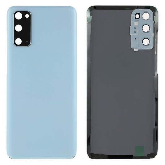 For-Samsung-Galaxy-S20-Back-Battery-Housing-Cover-with-Camera-Ring-Lens-Cover-Part-(without-Logo)--Blue
