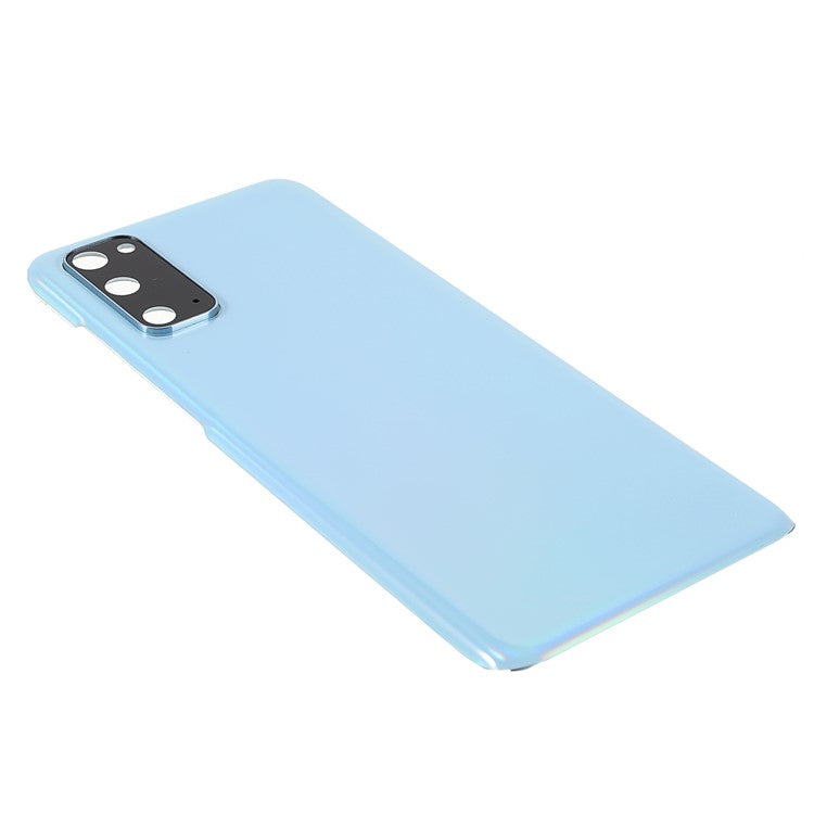 For-Samsung-Galaxy-S20-Back-Battery-Housing-Cover-with-Camera-Ring-Lens-Cover-Part-(without-Logo)--Blue