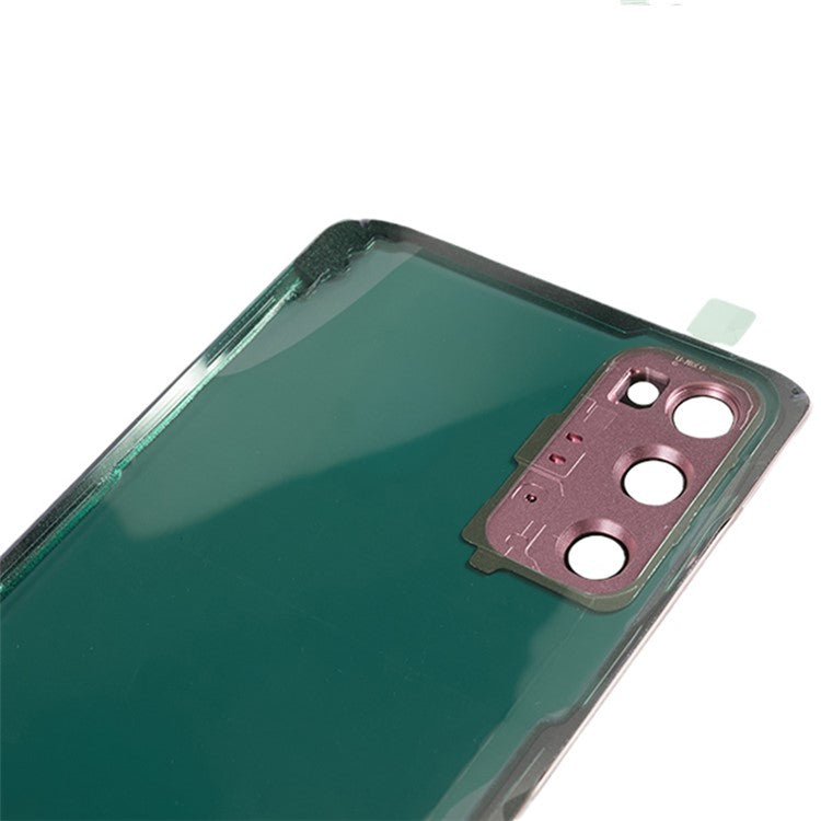 For-Samsung-Galaxy-S20-4G-Back-Battery-Housing-Cover-with-Camera-Ring-Lens-Cover-Part-(without-Logo)--Pink