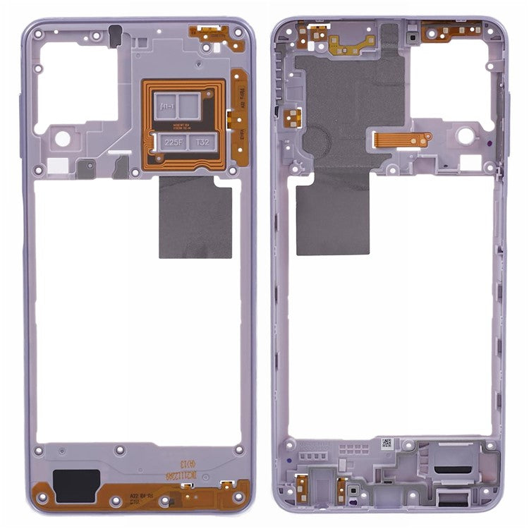For-Samsung-Galaxy-A22-4G-(EU-Version)-A225-OEM-Middle-Plate-Frame-Replacement-(without-Logo)--Purple