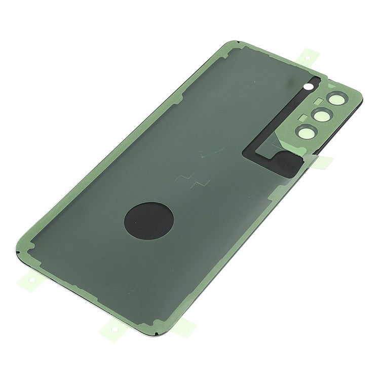 For-Samsung-Galaxy-S21+-5G-Housing-Battery-Door-Back-Cover-Replacement-Parts-with-Camera-Ring-Cover-(without-Logo)--Grey