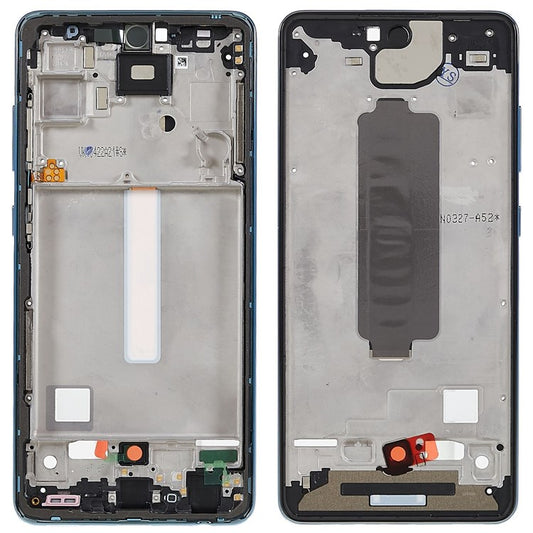 For-Samsung-Galaxy-A52-4G-A525F-/-A52-5G-A526B-OEM-Front-Housing-Frame-Repair-Part-(without-Logo)--Awesome-Blue