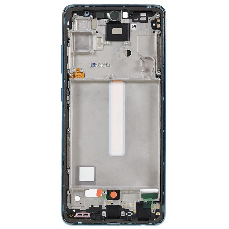 For-Samsung-Galaxy-A52-4G-A525F-/-A52-5G-A526B-OEM-Front-Housing-Frame-Repair-Part-(without-Logo)--Awesome-Blue