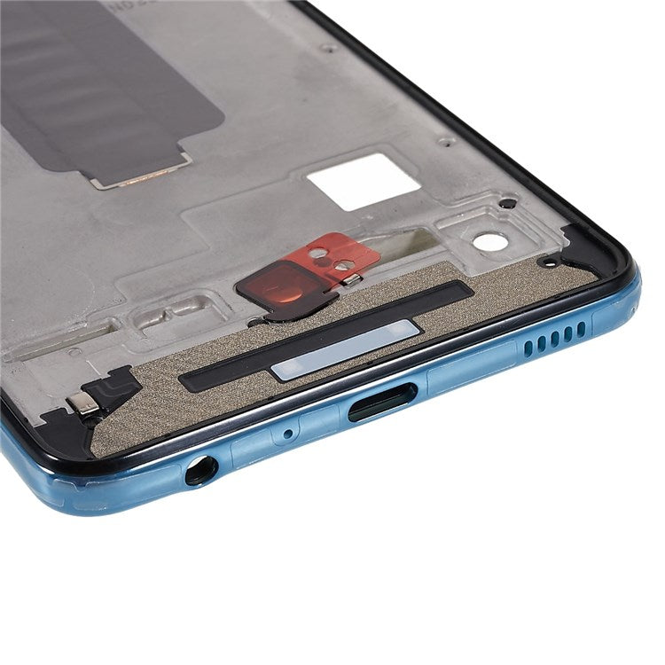 For-Samsung-Galaxy-A52-4G-A525F-/-A52-5G-A526B-OEM-Front-Housing-Frame-Repair-Part-(without-Logo)--Awesome-Blue