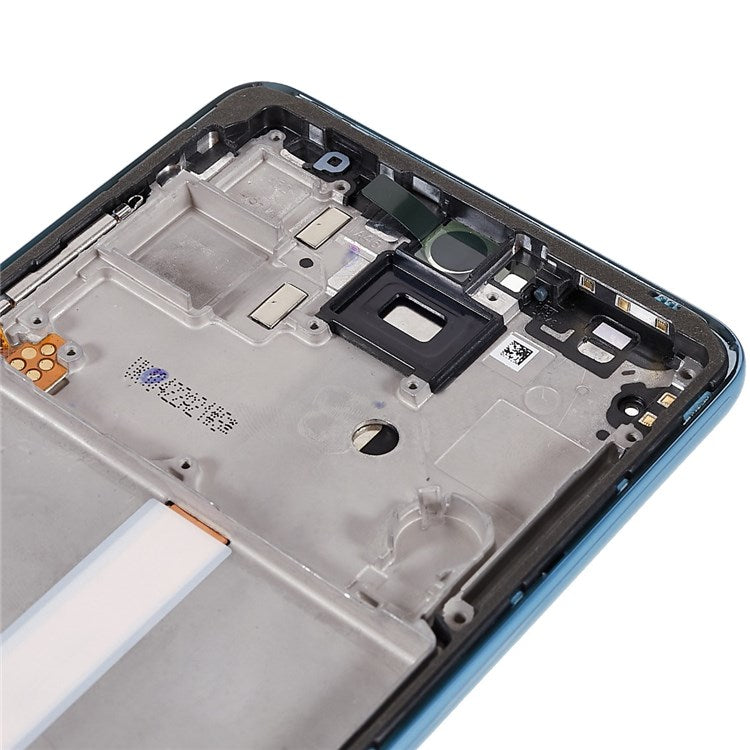 For-Samsung-Galaxy-A52-4G-A525F-/-A52-5G-A526B-OEM-Front-Housing-Frame-Repair-Part-(without-Logo)--Awesome-Blue