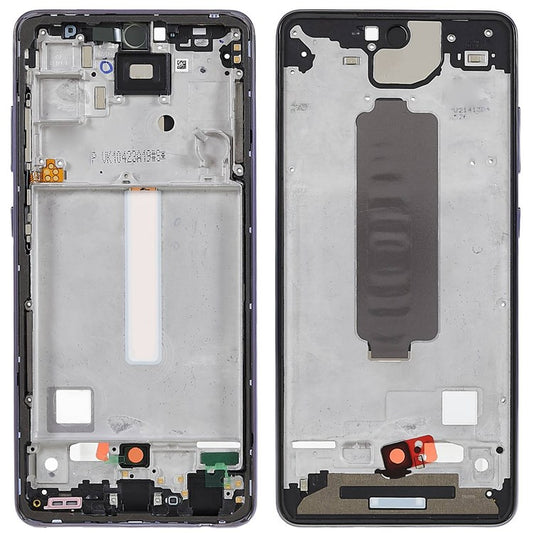 For-Samsung-Galaxy-A52-4G-A525F-/-A52-5G-A526B-OEM-Front-Housing-Frame-Repair-Part-(without-Logo)--Awesome-Violet