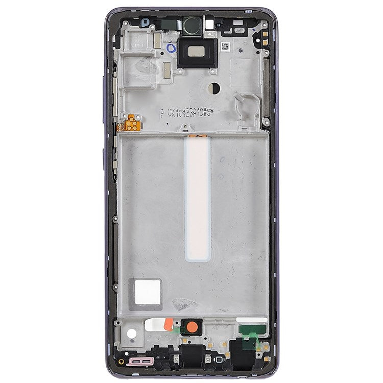 For-Samsung-Galaxy-A52-4G-A525F-/-A52-5G-A526B-OEM-Front-Housing-Frame-Repair-Part-(without-Logo)--Awesome-Violet
