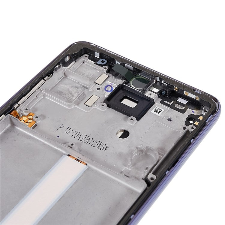 For-Samsung-Galaxy-A52-4G-A525F-/-A52-5G-A526B-OEM-Front-Housing-Frame-Repair-Part-(without-Logo)--Awesome-Violet