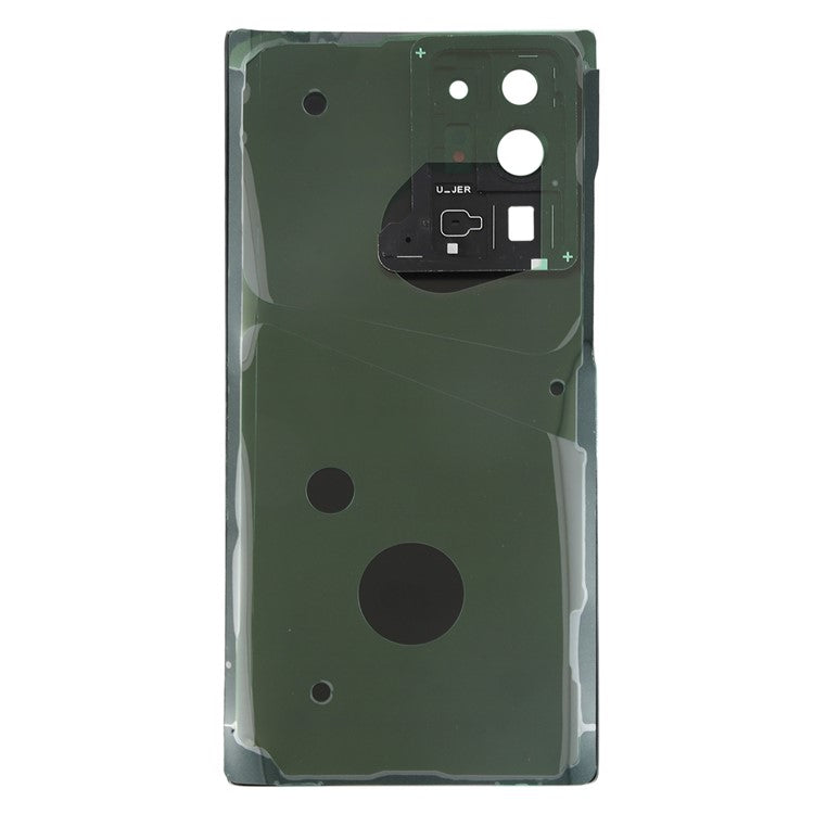 For-Samsung-Galaxy-Note20-Ultra-N985-/-Note20-Ultra-5G-N986-Battery-Housing-with-Adhesive-Sticker+Camera-Lens-Cover--Black