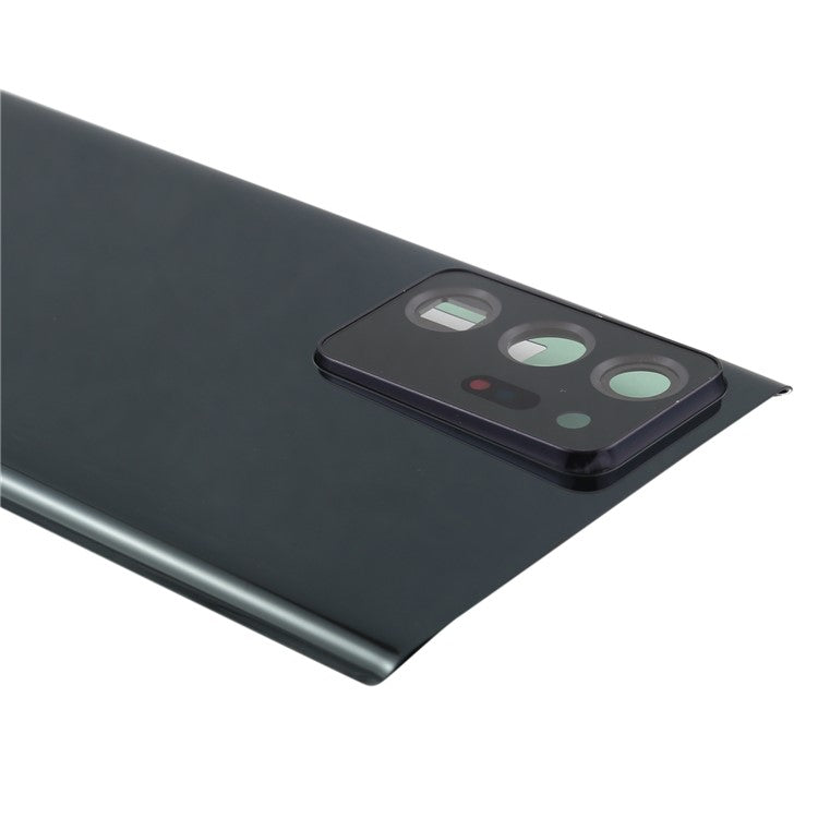 For-Samsung-Galaxy-Note20-Ultra-N985-/-Note20-Ultra-5G-N986-Battery-Housing-with-Adhesive-Sticker+Camera-Lens-Cover--Black