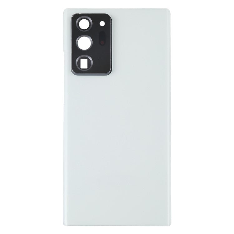 For-Samsung-Galaxy-Note20-Ultra-N985-/-Note20-Ultra-5G-N986-Battery-Housing-with-Adhesive-Sticker+Camera-Lens-Cover--White