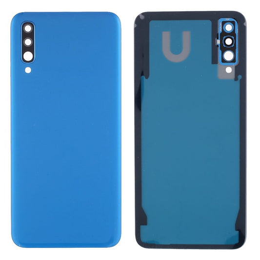 For-Samsung-Galaxy-A50-A505-Battery-Housing-with-Camera-Lens-Cover--Blue