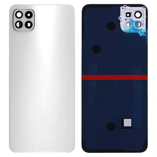 For-Samsung-Galaxy-A22-5G-(EU-Version)-A226-Battery-Housing-with-Adhesive-Sticker+Camera-Lens-Cover--White
