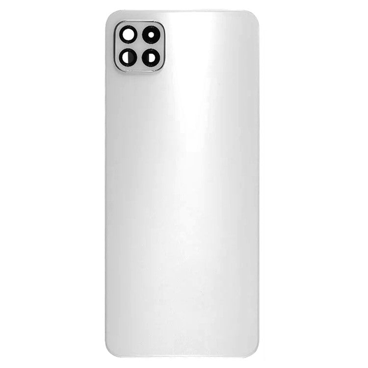 For-Samsung-Galaxy-A22-5G-(EU-Version)-A226-Battery-Housing-with-Adhesive-Sticker+Camera-Lens-Cover--White