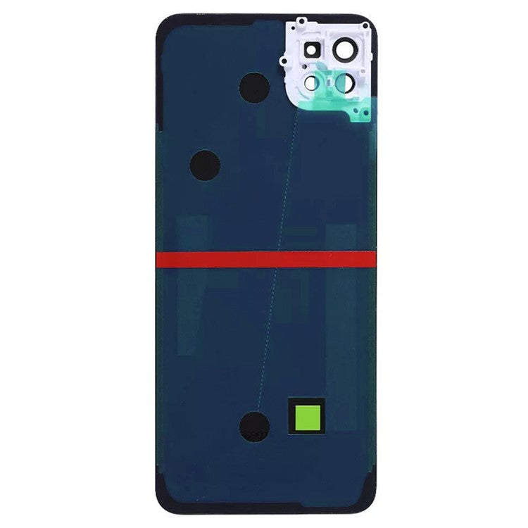 For-Samsung-Galaxy-A22-5G-(EU-Version)-A226-Battery-Housing-with-Adhesive-Sticker+Camera-Lens-Cover--Green