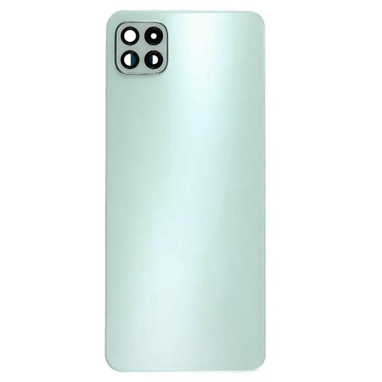 For-Samsung-Galaxy-A22-5G-(EU-Version)-A226-Battery-Housing-with-Adhesive-Sticker+Camera-Lens-Cover--Green