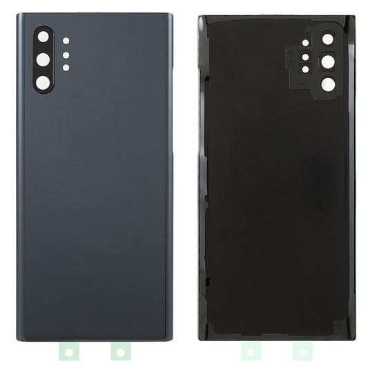 For-Samsung-Galaxy-Note-10-Plus-4G-N975-/-Note-10-Plus-5G-N976-Battery-Housing-with-Adhesive-Sticker+Camera-Lens-Cover--Black