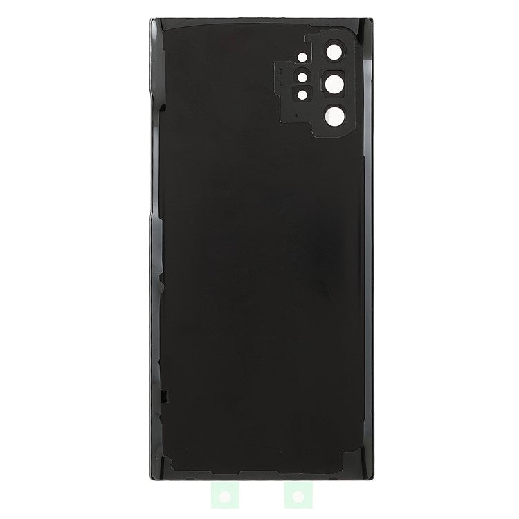 For-Samsung-Galaxy-Note-10-Plus-4G-N975-/-Note-10-Plus-5G-N976-Battery-Housing-with-Adhesive-Sticker+Camera-Lens-Cover--Black