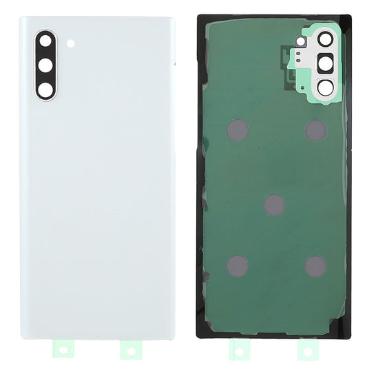 For-Samsung-Galaxy-Note-10-4G-N970-/-Note-10-5G-N971-Battery-Housing-with-Adhesive-Sticker+Camera-Lens-Cover--White