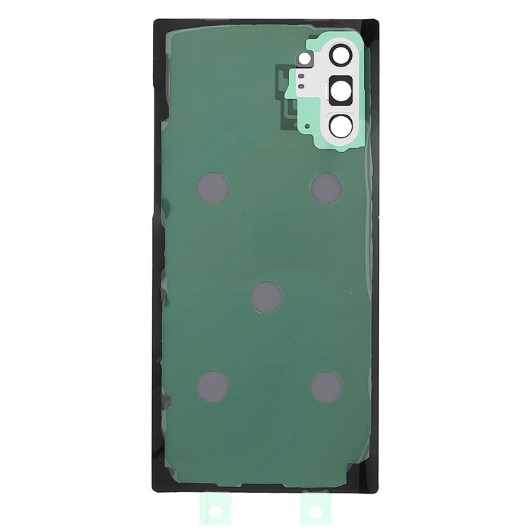 For-Samsung-Galaxy-Note-10-4G-N970-/-Note-10-5G-N971-Battery-Housing-with-Adhesive-Sticker+Camera-Lens-Cover--White
