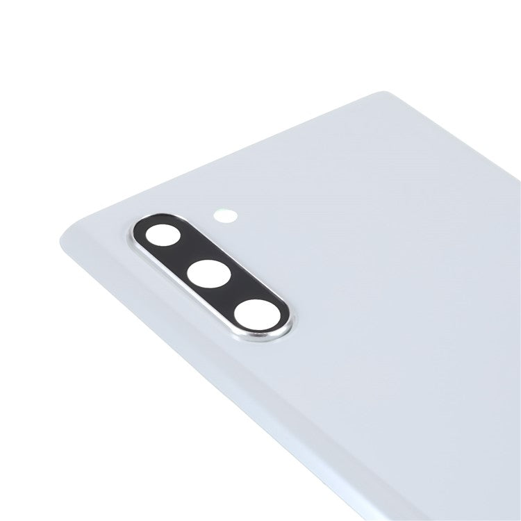 For-Samsung-Galaxy-Note-10-4G-N970-/-Note-10-5G-N971-Battery-Housing-with-Adhesive-Sticker+Camera-Lens-Cover--White
