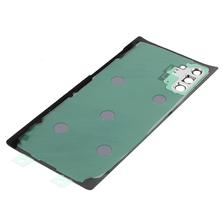 For-Samsung-Galaxy-Note-10-4G-N970-/-Note-10-5G-N971-Battery-Housing-with-Adhesive-Sticker+Camera-Lens-Cover--White