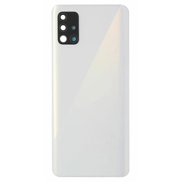 For-Samsung-Galaxy-A51-4G-SM-A515-Battery-Housing-with-Adhesive-Sticker-+-Camera-Lens-Cover-(Without-Logo)--White