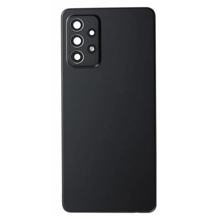 For-Samsung-Galaxy-A72-4G-A725-Battery-Housing-with-Adhesive-Sticker+Camera-Lens-Cover--Black