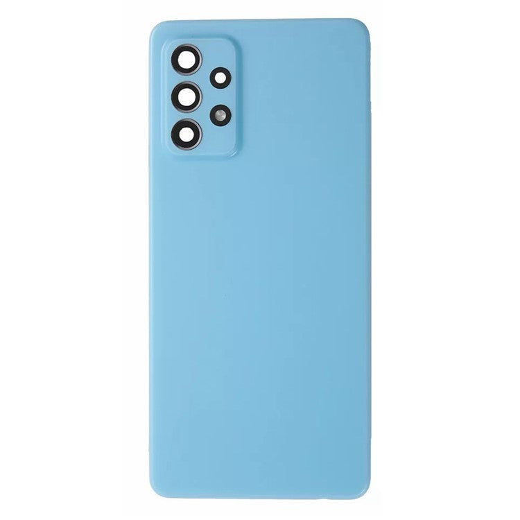 For-Samsung-Galaxy-A72-4G-A725-Battery-Housing-with-Adhesive-Sticker+Camera-Lens-Cover--Blue