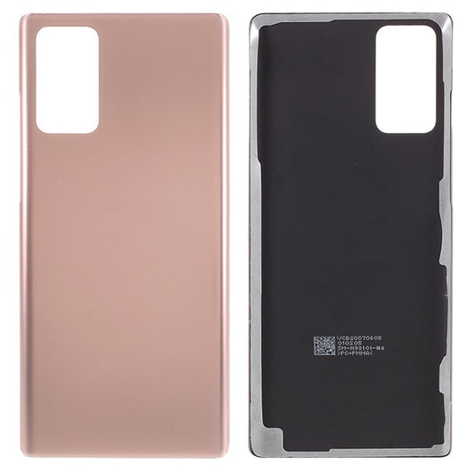 For-Samsung-Galaxy-Note20-N980-/-Note20-5G-N981-Battery-Housing-Cover-with-Adhesive-Sticker-(without-Logo)--Gold