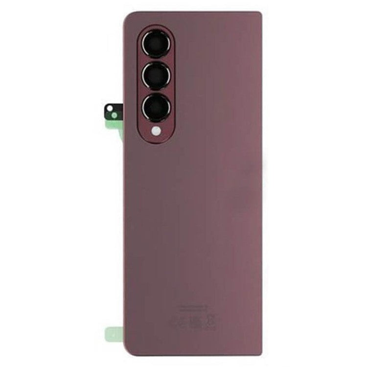 For-Samsung-Galaxy-Z-Fold4-5G-F936-Battery-Housing-with-Adhesive-Sticker-+-Camera-Lens-Cover-(without-Logo)--Burgundy