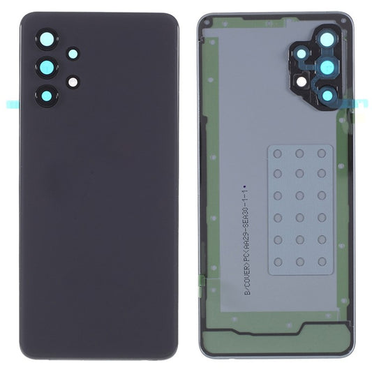 For-Samsung-Galaxy-A32-4G-(EU-Version)-A325-Battery-Housing-with-Adhesive-Sticker-+-Camera-Lens-Cover-(Without-Logo)--Black