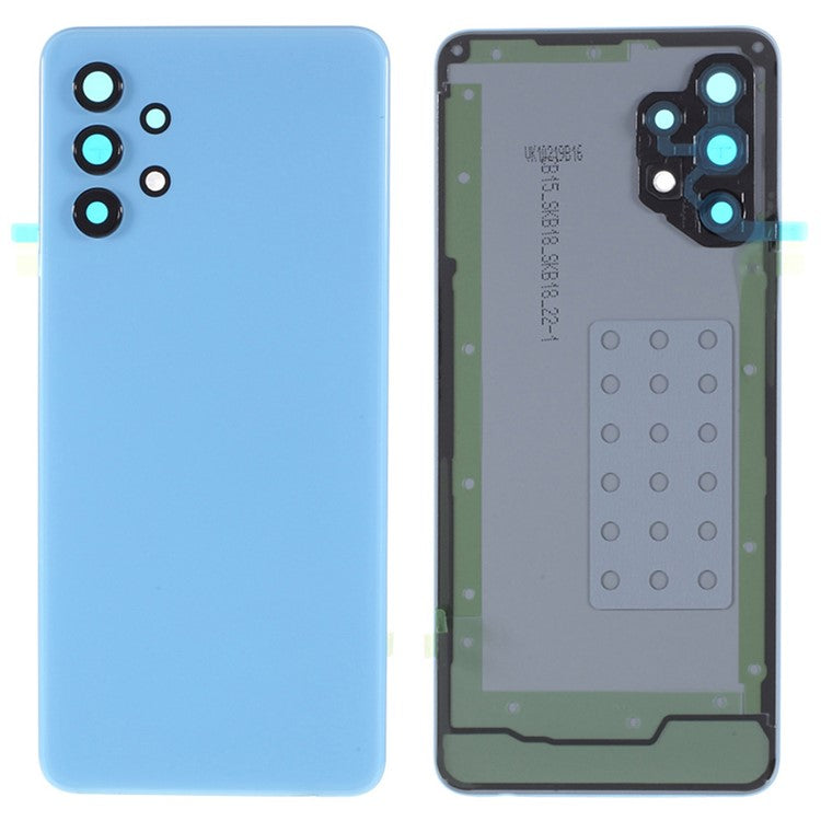 For-Samsung-Galaxy-A32-4G-(EU-Version)-A325-Battery-Housing-with-Adhesive-Sticker-+-Camera-Lens-Cover-(Without-Logo)--Blue