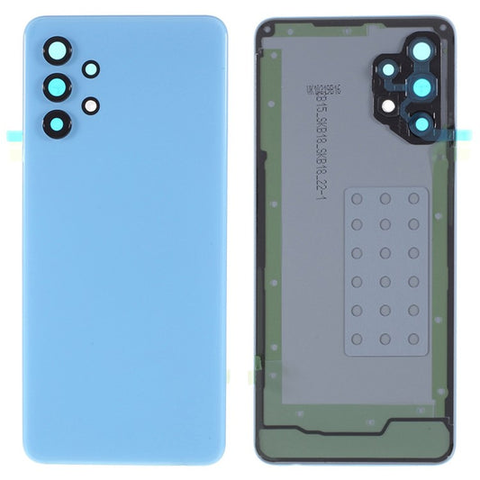 For-Samsung-Galaxy-A32-4G-(EU-Version)-A325-Battery-Housing-with-Adhesive-Sticker-+-Camera-Lens-Cover-(Without-Logo)--Blue