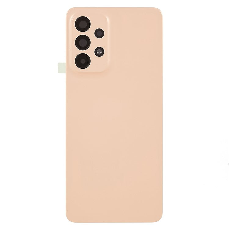 For-Samsung-Galaxy-A33-5G-A336-OEM-Battery-Housing-with-Adhesive-Sticker-+-Camera-Lens-Cover--Peach
