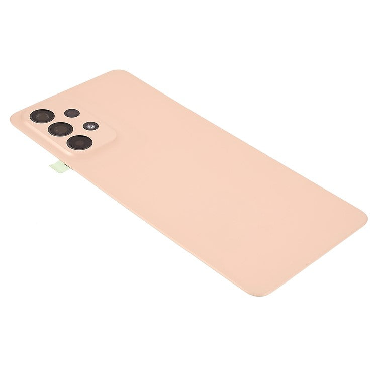 For-Samsung-Galaxy-A33-5G-A336-OEM-Battery-Housing-with-Adhesive-Sticker-+-Camera-Lens-Cover--Peach