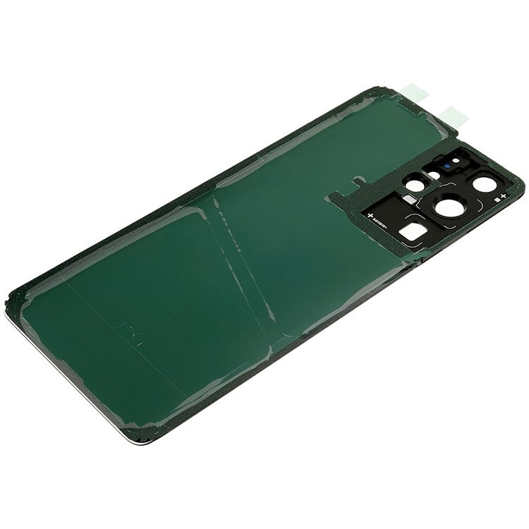 For-Samsung-Galaxy-S21-Ultra-5G-G998-Battery-Housing-with-Adhesive-Sticker-+-Camera-Lens-Cover--Black