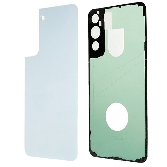 For-Samsung-Galaxy-S22+-5G-S906-Battery-Housing-Cover-with-Adhesive-Sticker-Phone-Replacement-Parts--White