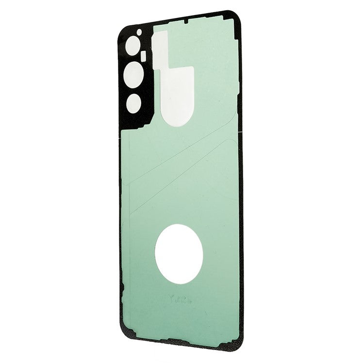 For-Samsung-Galaxy-S22+-5G-S906-Battery-Housing-Cover-with-Adhesive-Sticker-Phone-Replacement-Parts--White