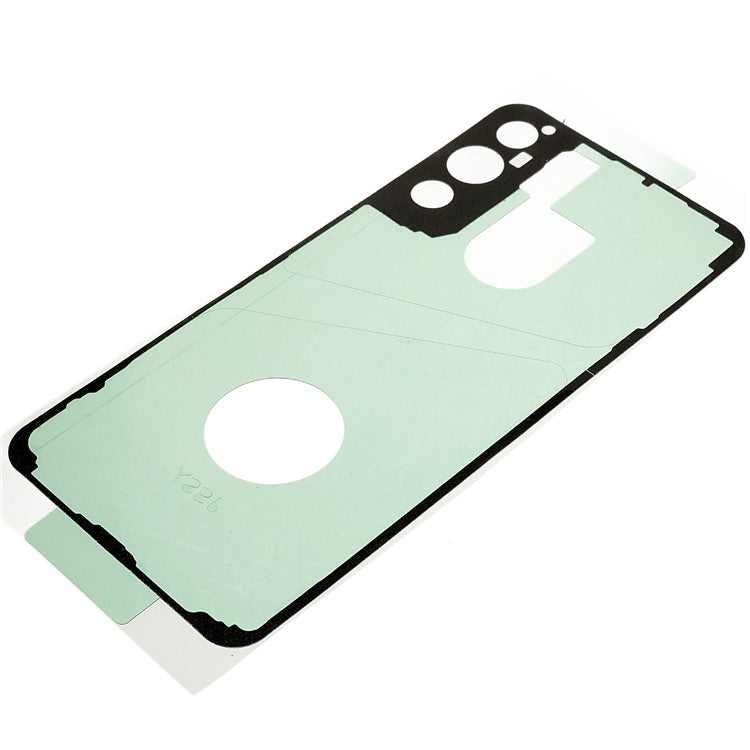 For-Samsung-Galaxy-S22+-5G-S906-Battery-Housing-Cover-with-Adhesive-Sticker-Phone-Replacement-Parts--White