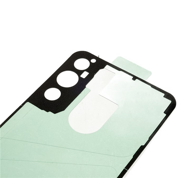 For-Samsung-Galaxy-S22+-5G-S906-Battery-Housing-Cover-with-Adhesive-Sticker-Phone-Replacement-Parts--White