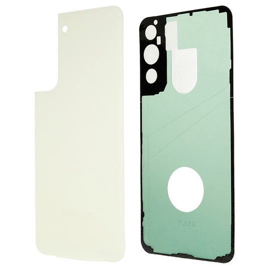 For-Samsung-Galaxy-S22+-5G-S906-Battery-Housing-Cover-with-Adhesive-Sticker-Phone-Replacement-Parts--Beige